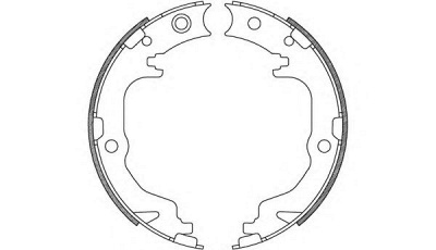 OPEN PARTS bsa224700 -  Комплект тормозных колодок